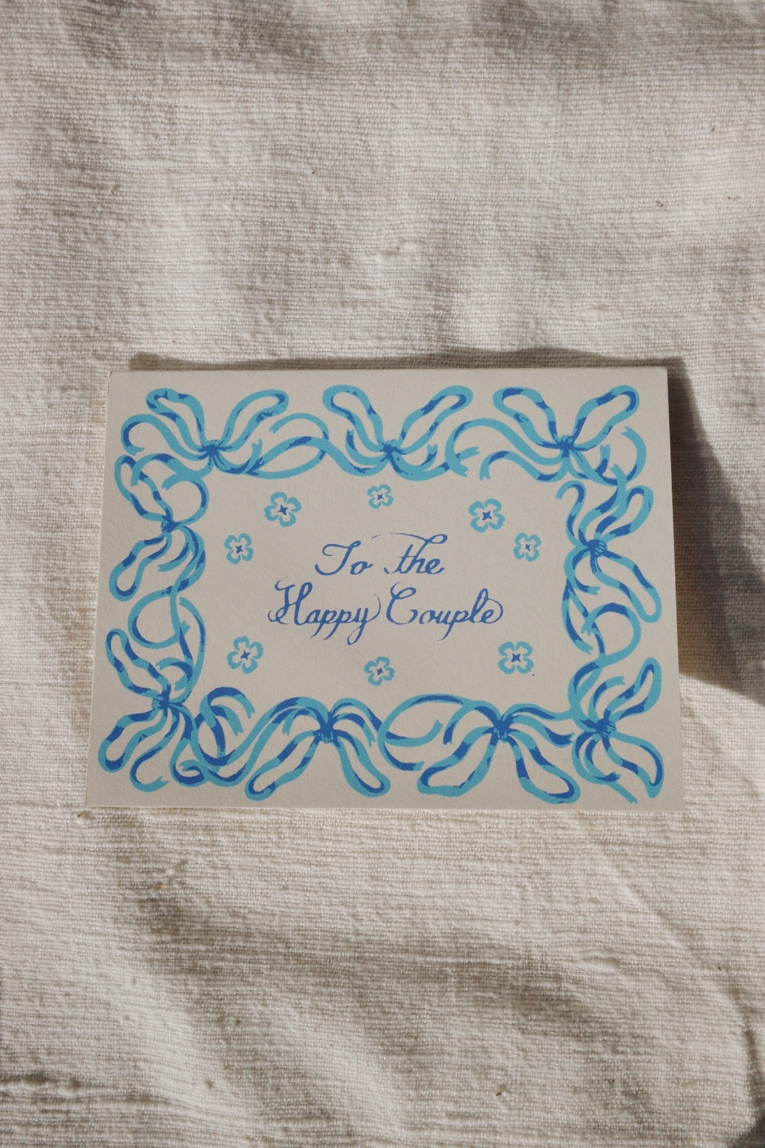 Something Blue Wedding Card