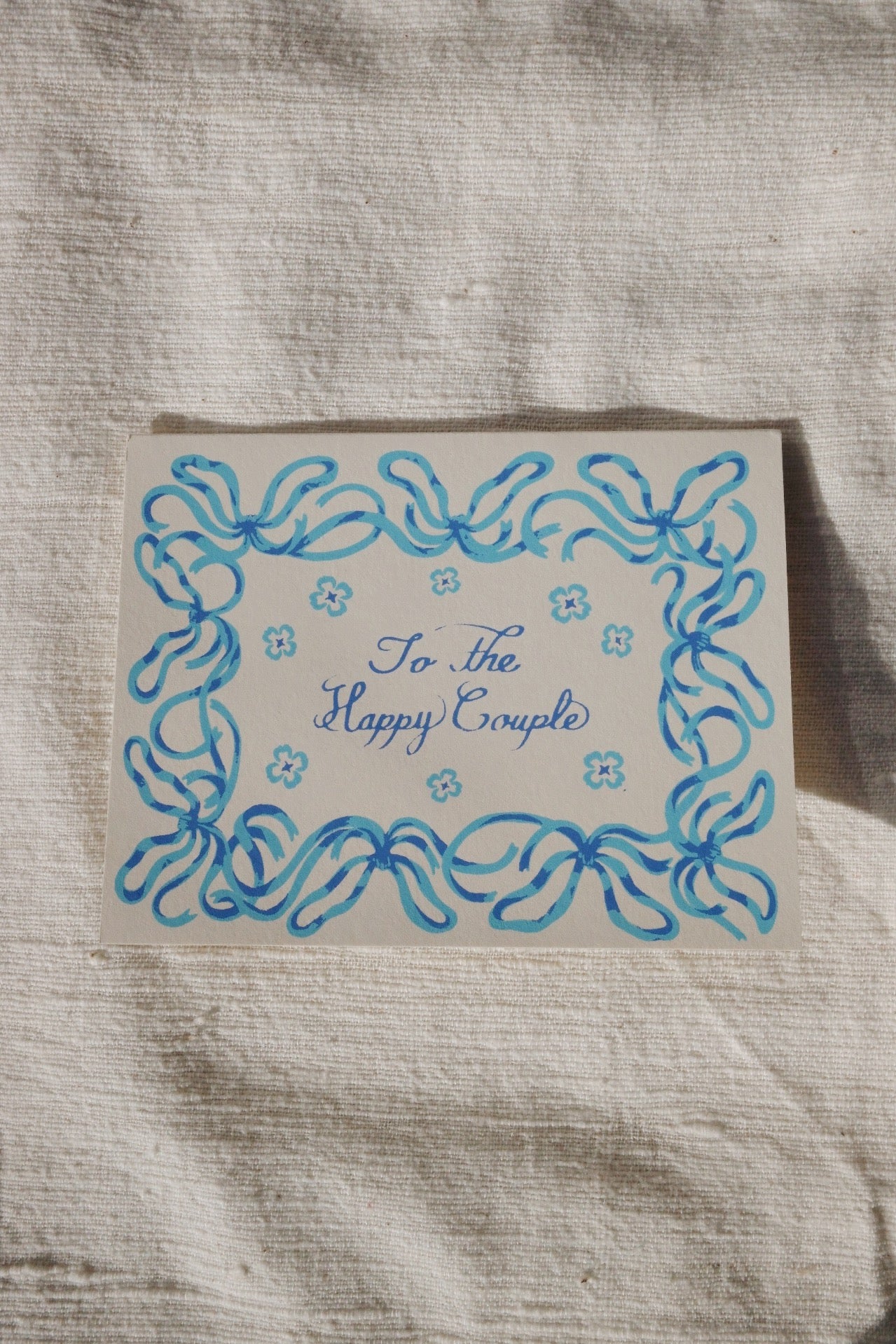 Something Blue Wedding Card