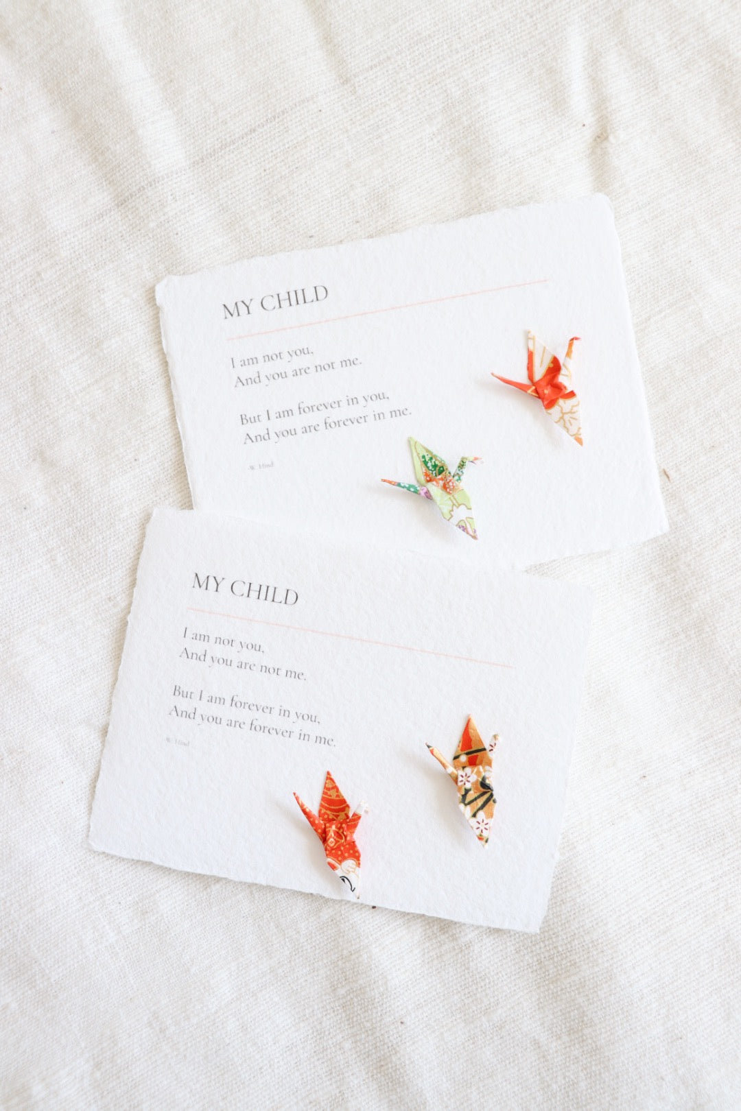 My Child: Plantable Wildflower Card