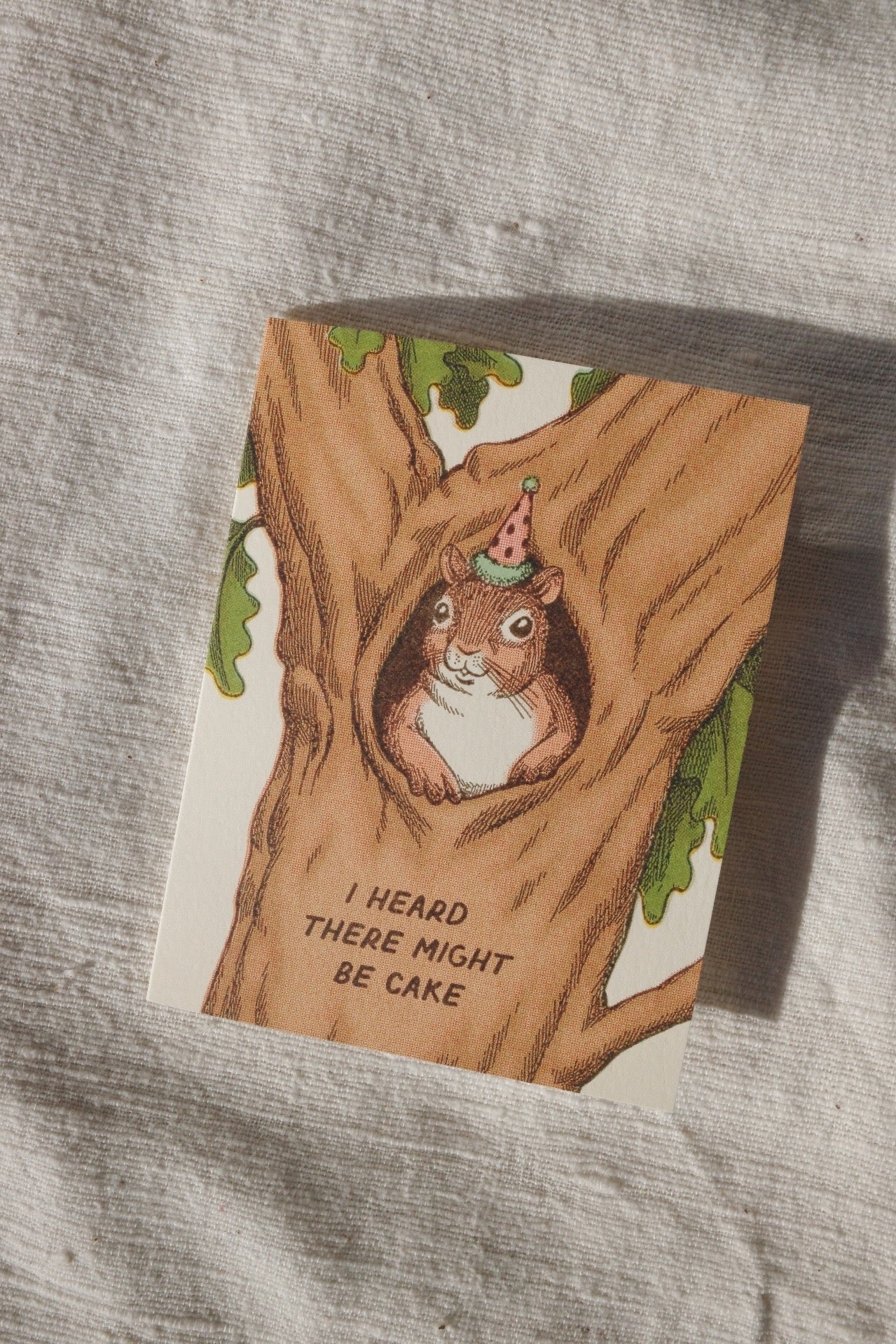 Squirrel Birthday Card
