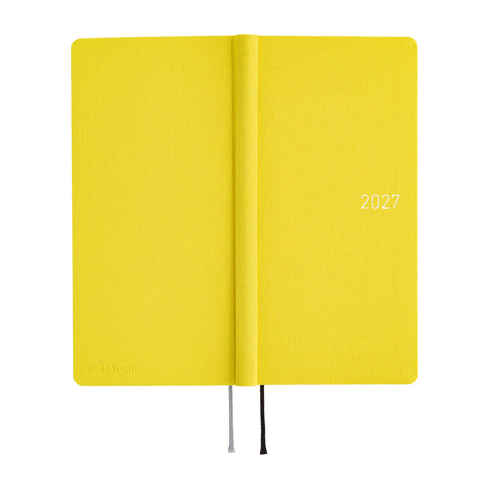 Hobonichi Techo 2027 Weeks Colors: Canaria Yellow