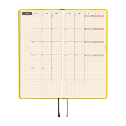 Hobonichi Techo 2027 Weeks Colors: Canaria Yellow