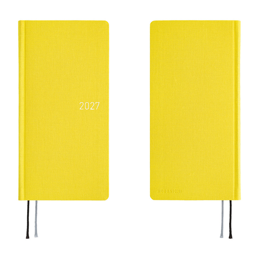 Hobonichi Techo 2027 Weeks Colors: Canaria Yellow