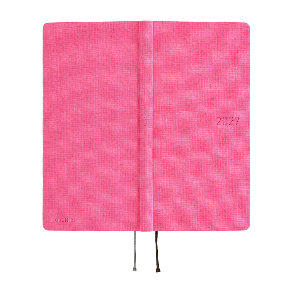 Hobonichi Techo 2027 Weeks Colors: Pink Sapphire