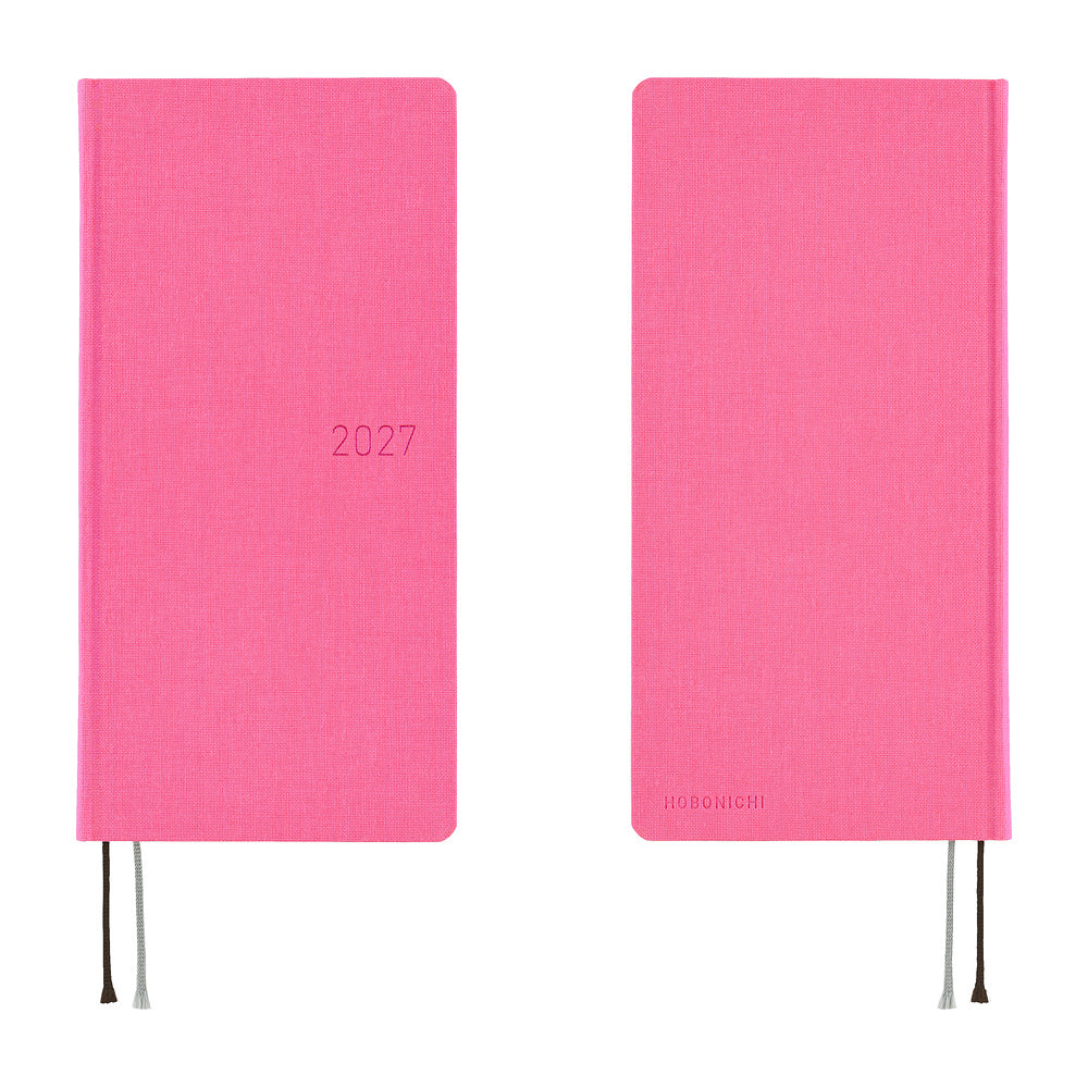 Hobonichi Techo 2027 Weeks Colors: Pink Sapphire
