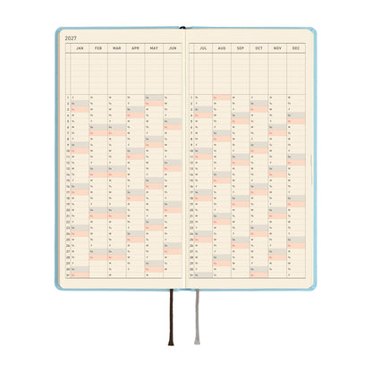 Hobonichi Techo 2027 Weeks Colors: Sea Glass