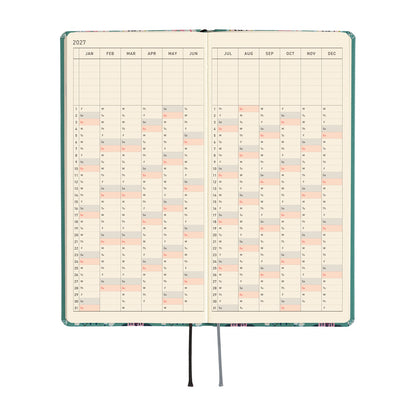 Hobonichi Techo 2027 Weeks Yumi Kitagishi: White Cat Wallpaper