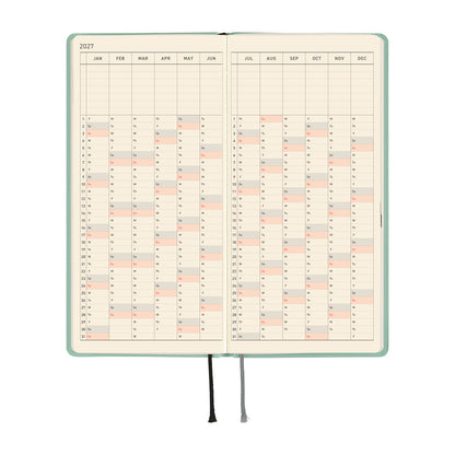 Hobonichi Techo 2027 Weeks Paper Series: Jade