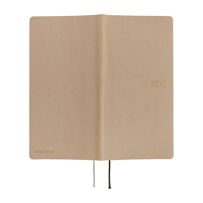 Hobonichi Techo 2027 Weeks Smooth: Café au Lait