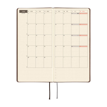 Hobonichi Techo 2027 Weeks Smooth: Café au Lait
