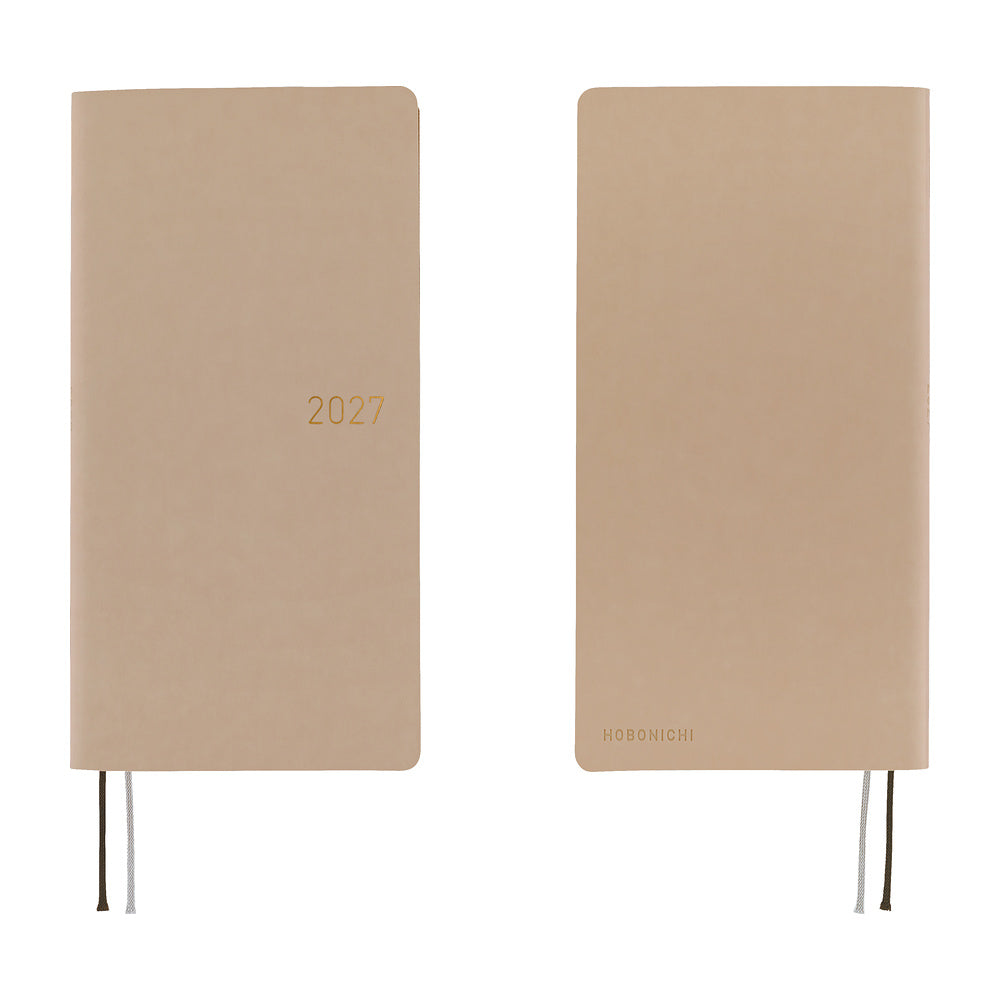 Hobonichi Techo 2027 Weeks Smooth: Café au Lait