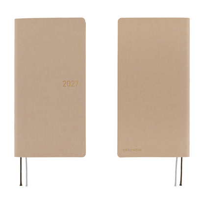 Hobonichi Techo 2027 Weeks Smooth: Café au Lait