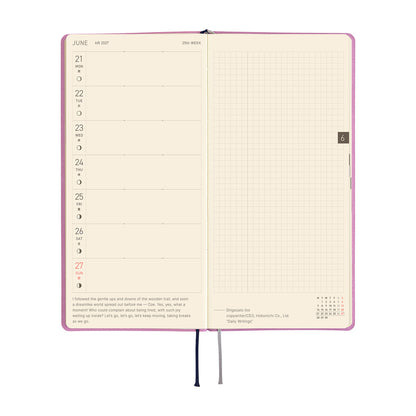 Hobonichi Techo 2027 Weeks Smooth: Lavender Milk