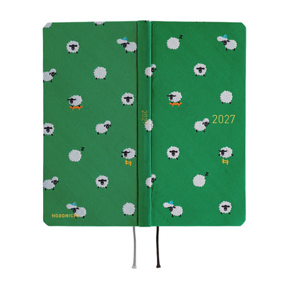 Hobonichi Techo 2027 Weeks Bow &amp; Tie: Sheep Sheep Sheep