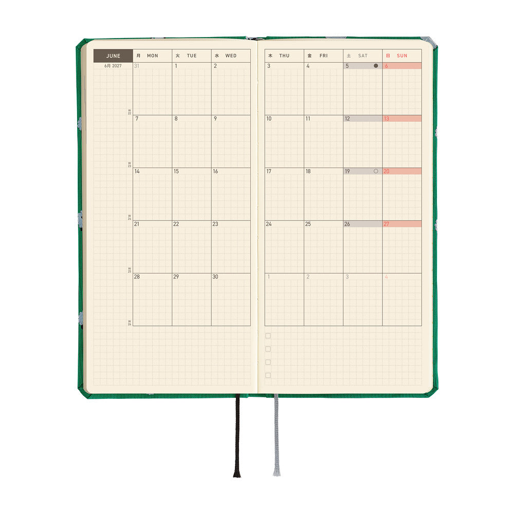 Hobonichi Techo 2027 Weeks Bow &amp; Tie: Sheep Sheep Sheep