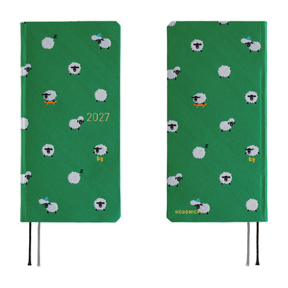 Hobonichi Techo 2027 Weeks Bow &amp; Tie: Sheep Sheep Sheep