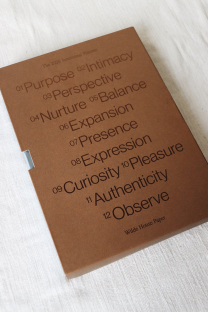 2026 Intentional Planner