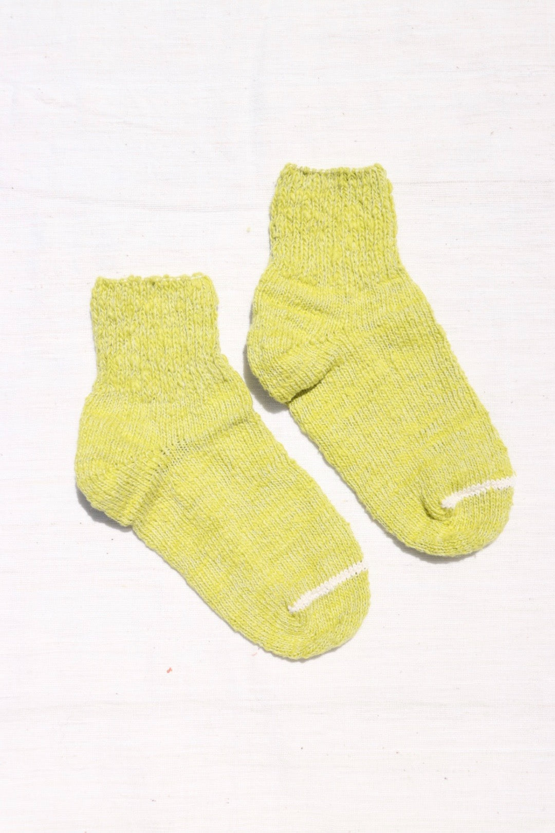 Organic Cotton Garabou Socks, Yellow