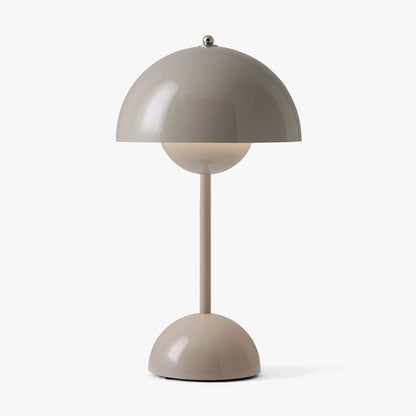 Flowerpot Portable Table Lamp, Grey Beige