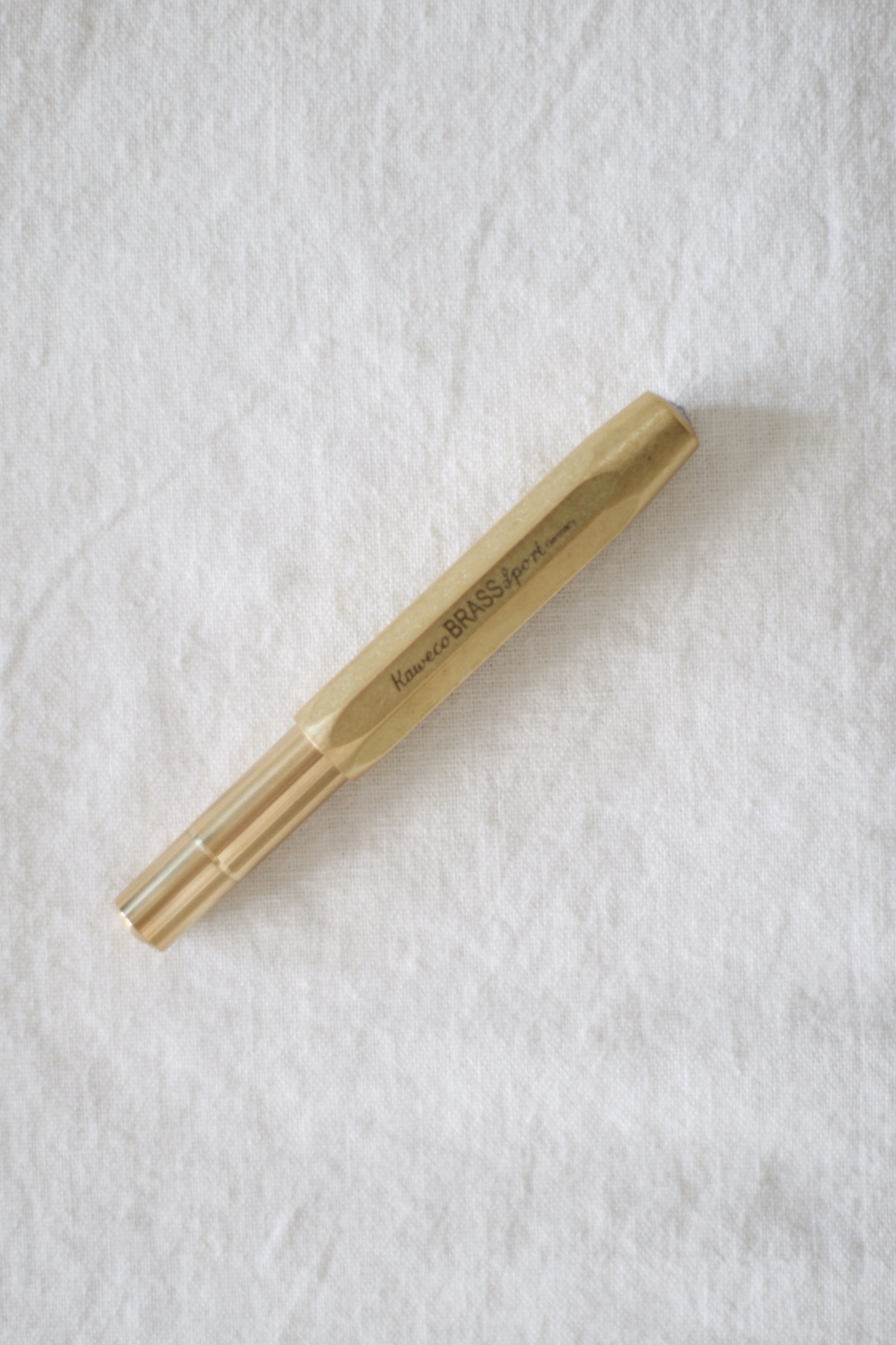 Kaweco Sport Fountain Pen, Raw Brass – Genara