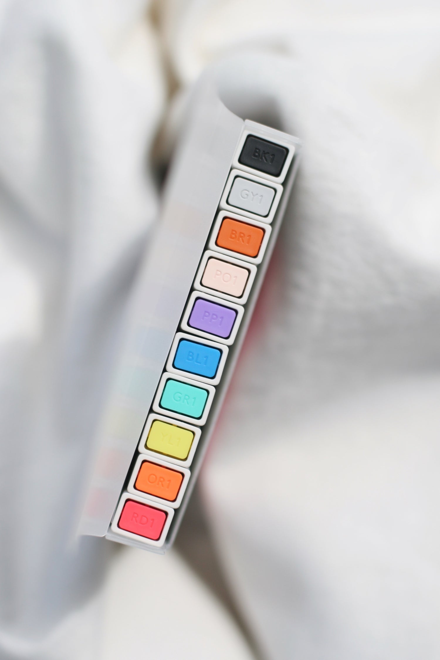 Kokuyo Pasta Gel Graphic Markers - 10 Color Set