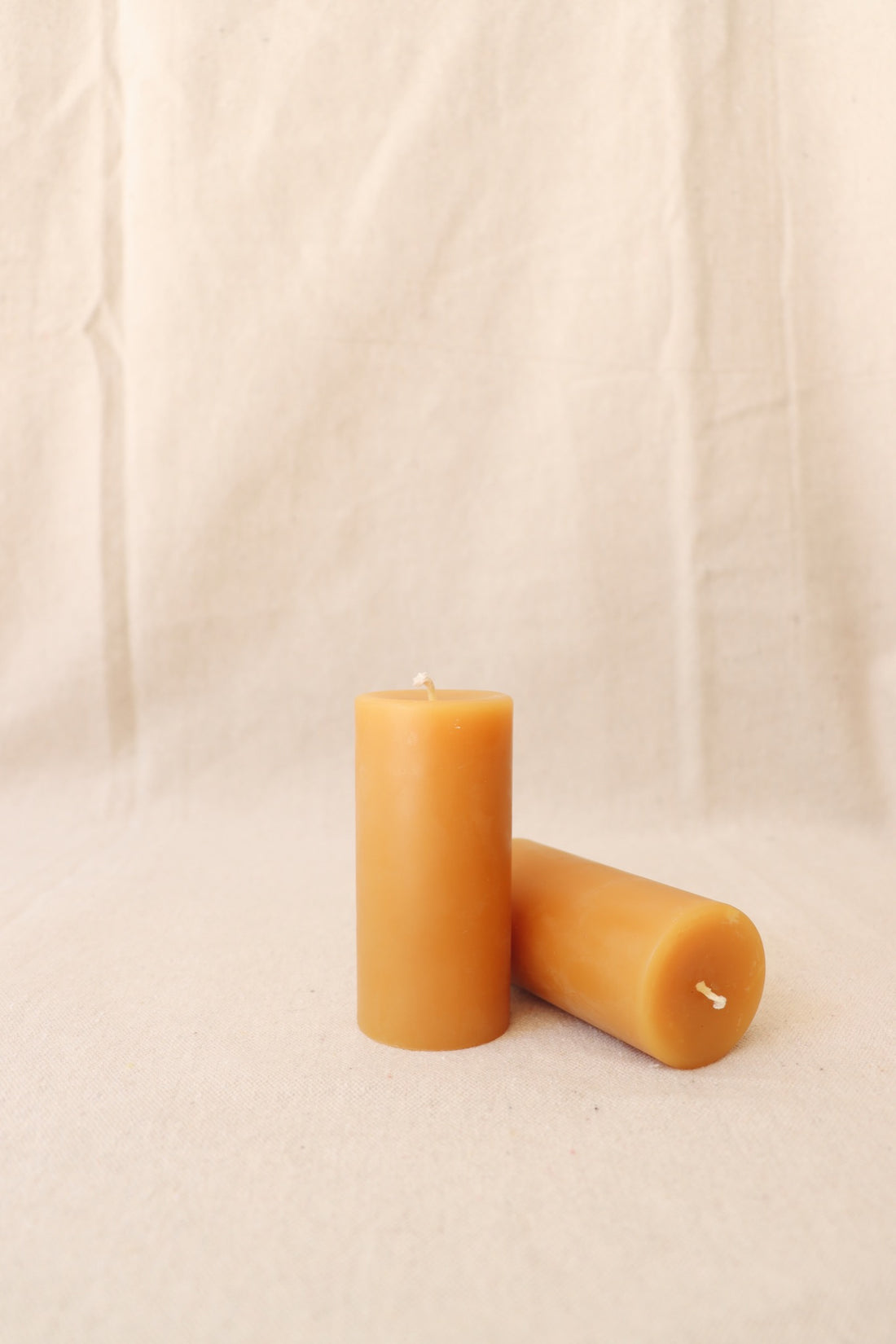 Beeswax Pillar Candle, 4" x 2"