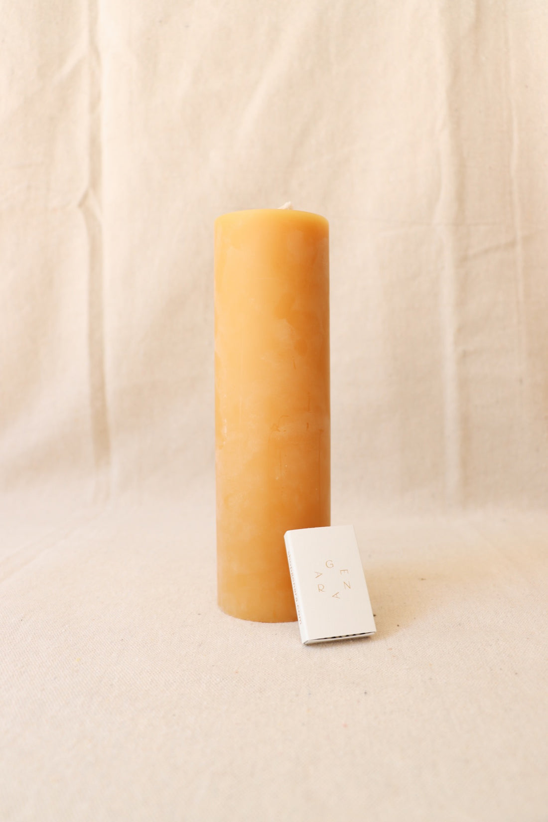 Beeswax Pillar Candle, 8.5&quot; x 2.5&quot;