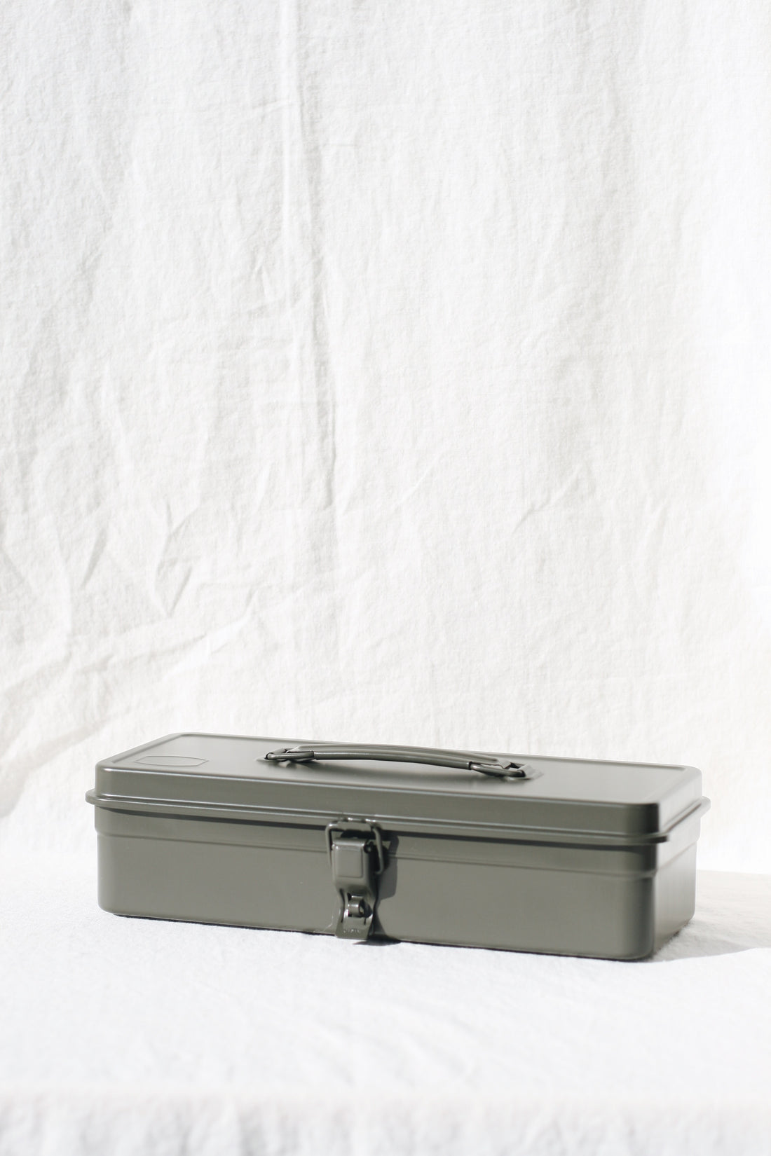 Toyo T-320 Flat Top Tool Box, Military Green