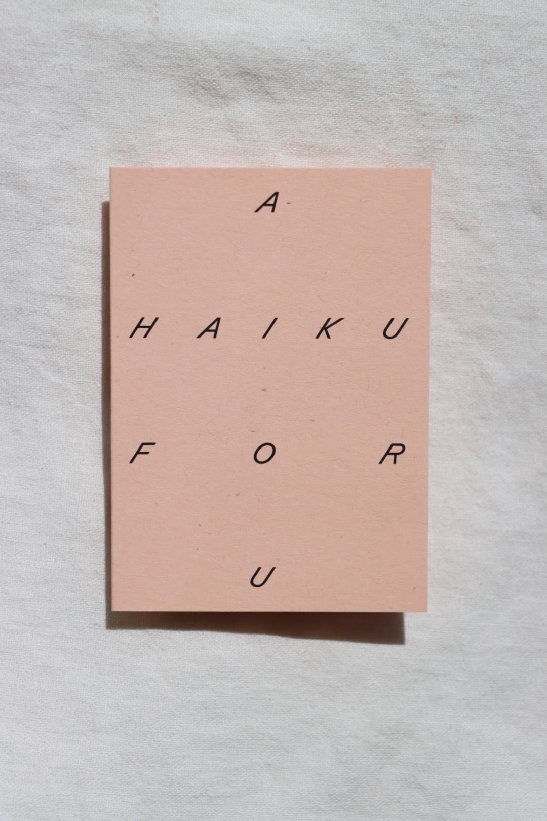 Haiku Card