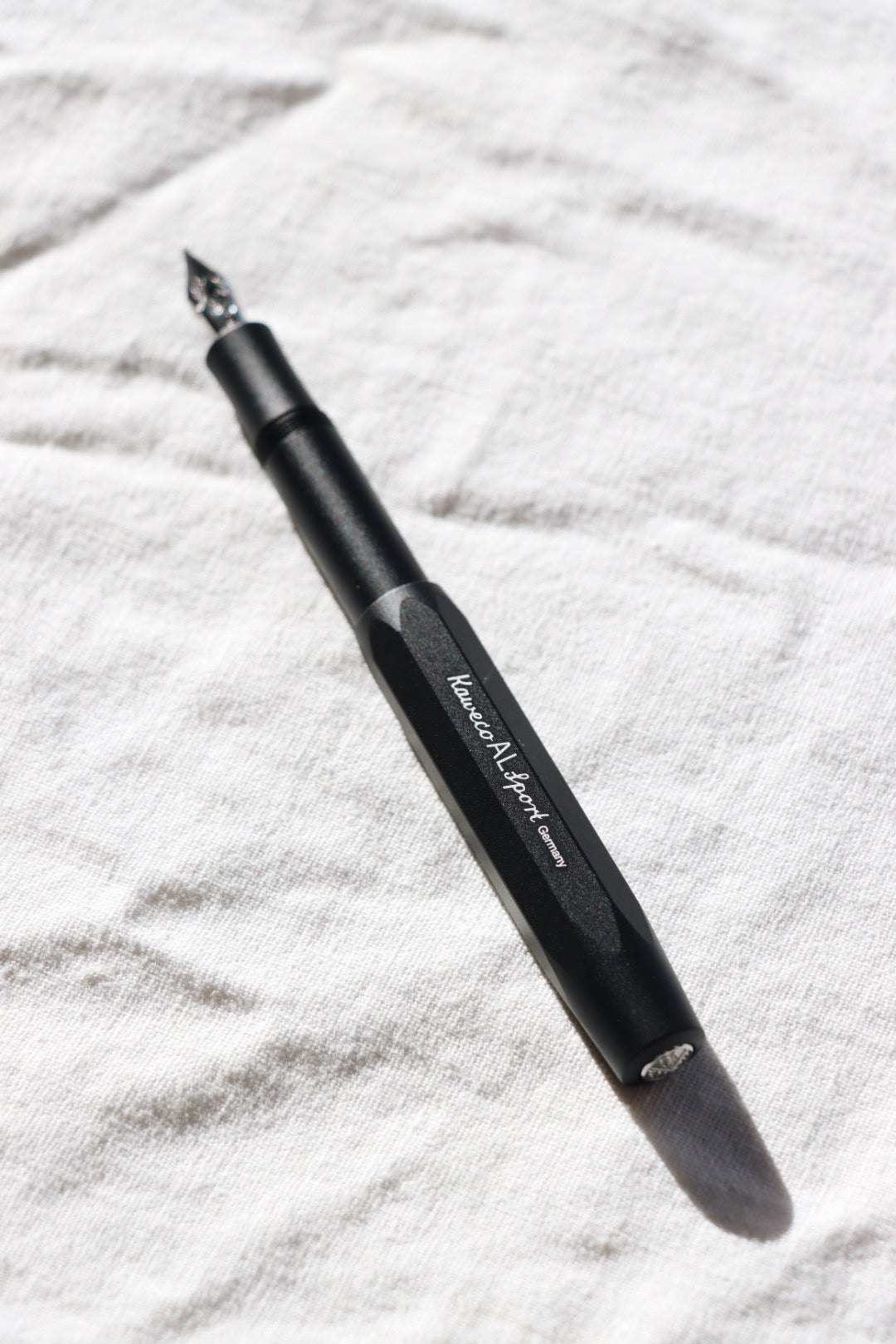 Kaweco AL Sport Fountain Pen, Black Aluminum
