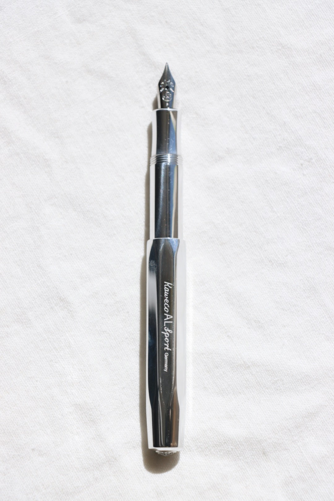Kaweco AL Sport Fountain Pen, Raw Aluminum