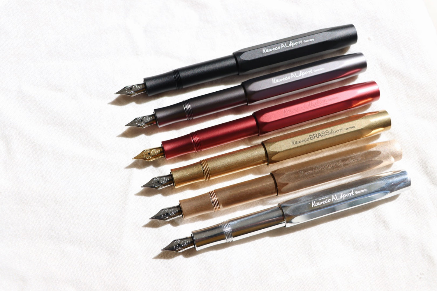Kaweco AL Sport Fountain Pen, Black Aluminum