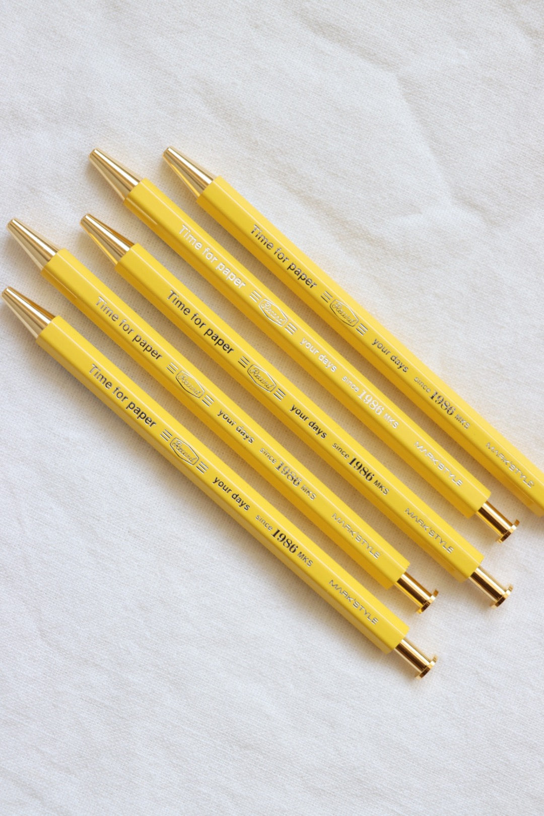Yellow Time For Paper Gel Pen