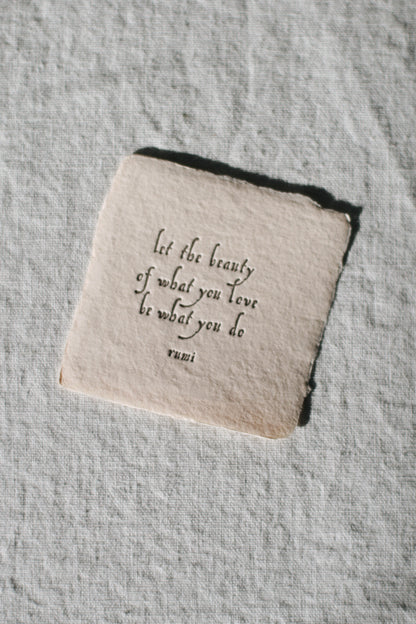 Petite Rumi Card
