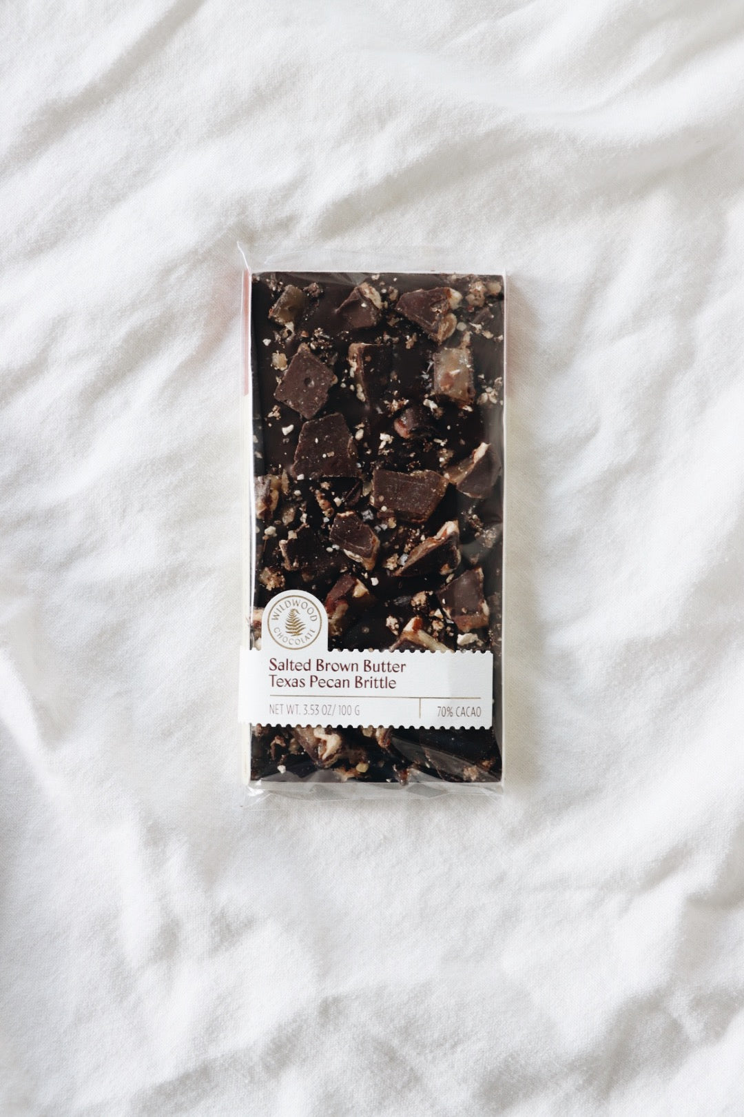 Chocolate Bar: Salted Brown Butter Texas Pecan Brittle